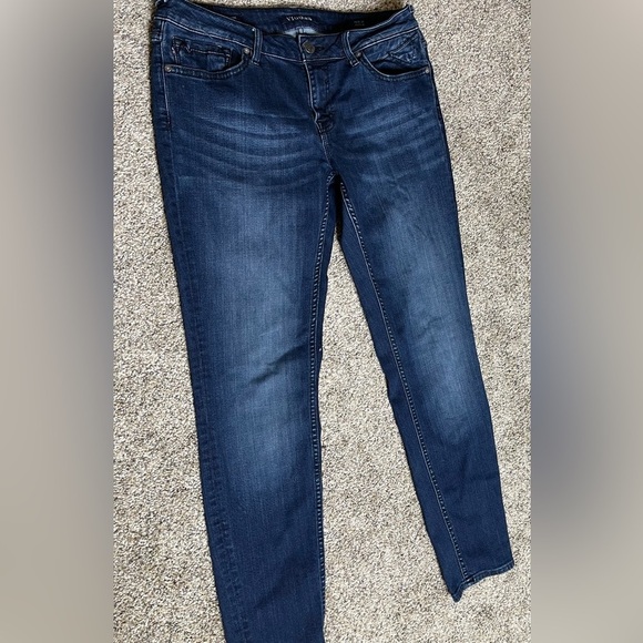 Vigoss “The New York” Skinny Womens Dark Wash Stretch Jeans 29 x 30 - Picture 2 of 5